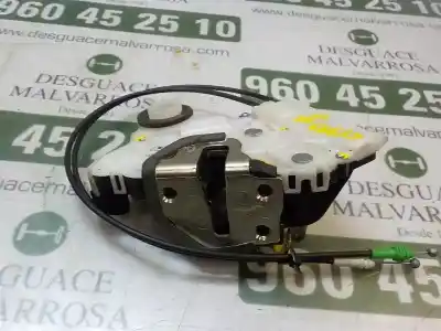 Автозапчастина б/у замок передніх дверей лівий для toyota yaris (ksp9/scp9/nlp9) 1.4 turbodiesel cat посилання на oem iam 690400d140
