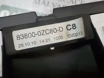 Автозапчастина б/у панель інструментів для toyota auris (_e15_) 1.4 d-4d (nde150_) посилання на oem iam 838000zc80  838000zc80d