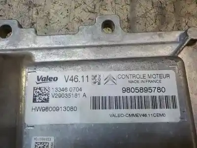 Second-hand car spare part ecu engine control for citroen ds3 1.2 12v vti oem iam references 1608817680  9805895780