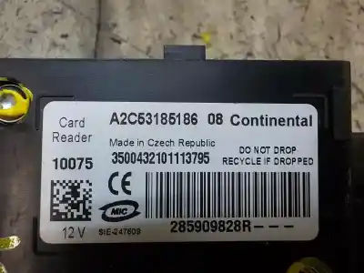 Second-hand car spare part ignition switch for renault fluence 1.5 dynamique [1.5 ltr. - 78 kw dci diesel] oem iam references 285909828r a2c53185186 285909828r