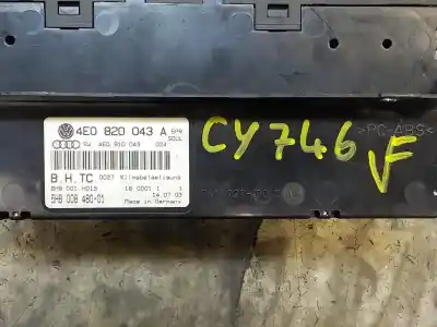 Автозапчастина б/у контроль опалення / кондиціонації для audi a8 (4e2) 4.2 quattro посилання на oem iam 4e0820043g5pr 5hb00848001 4e0820043a