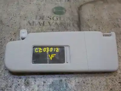 Peça sobressalente para automóvel em segunda mão pára-sol esquerdo por skoda fabia (5j2 ) urban referências oem iam 5j1857551p2f4