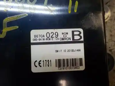 Pezzo di ricambio per auto di seconda mano modulo elettronico per mitsubishi asx (ga0w) 1.8 di-d cat riferimenti oem iam 8670a029  8670a029