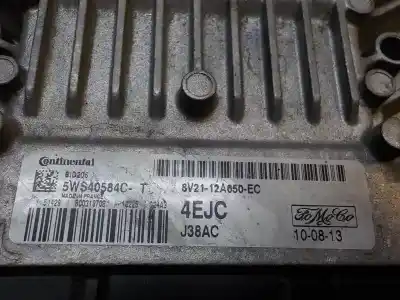 Second-hand car spare part ecu engine control for ford fiesta vi (cb1, ccn) 1.4 tdci oem iam references 1540358 5w540584c 8v2112a650ec
