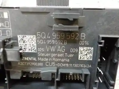 Автозапчасти б/у электронный модуль за seat leon (5f1) 1.6 tdi ссылки oem iam 5q4959592bz00 a2c7392900300 5q4959592b