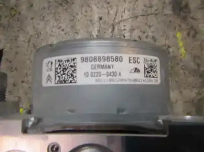 Second-hand car spare part abs for citroen c4 cactus 1.2 vti 82 oem iam references 1612542280  
