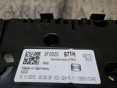 Автозапчастина б/у панель інструментів для seat leon (5f1) 1.6 tdi посилання на oem iam 5f0920971h  5f0920971h