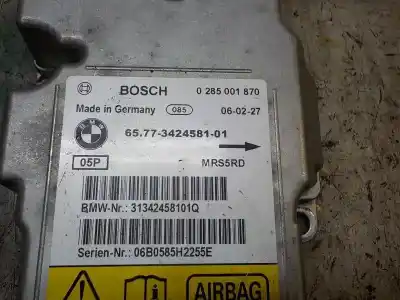 Second-hand car spare part airbag control unit for bmw x3 (e83) 2.0d oem iam references 65773424581 0285001870 6577342458101