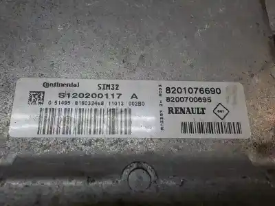 Second-hand car spare part ecu engine control for renault twingo (co6) 1.2 alize oem iam references 8201076690 s120200117 8201076690