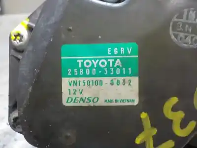 Pezzo di ricambio per auto di seconda mano valvola egr per toyota yaris (ksp9/scp9/nlp9) 1.4 turbodiesel cat riferimenti oem iam 2580033011  2580033011