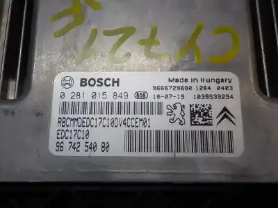 Second-hand car spare part ecu engine control for peugeot 207 1.4 hdi oem iam references   
