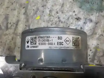 Peça sobressalente para automóvel em segunda mão abs por dacia lodgy 1.5 dci diesel fap cat referências oem iam 476601347r 10022004554 476603736r