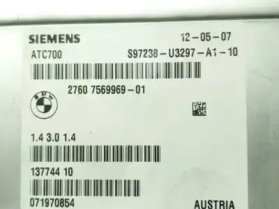 Second-hand car spare part electronic module for bmw x5 (e70) 3.0 d oem iam references 27607569969  2760756996901