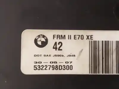 Peça sobressalente para automóvel em segunda mão módulo eletrônico por bmw x5 (e70) 3.0 d referências oem iam 61356827063  915380301