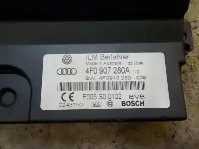 Second-hand car spare part electronic module for audi a6 berlina (4f2) 2.0 tdi oem iam references 4f0907280b  4f0907280a