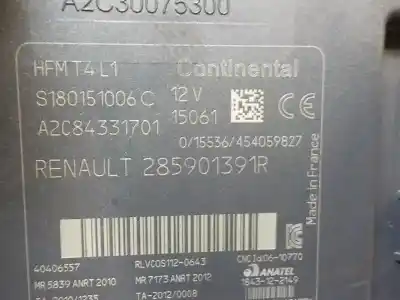 Second-hand car spare part ignition switch for renault clio iv technofeel oem iam references   