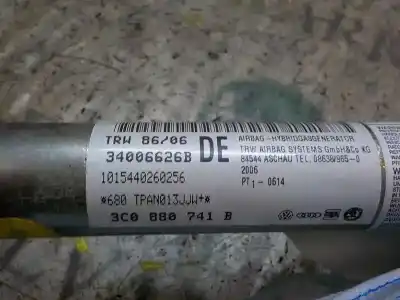 Автозапчасти б/у подушка безопасности передняя левая шторка безопасности за volkswagen passat berlina (3c2) 2.0 tdi ссылки oem iam 3c0880741e  3c0880741b