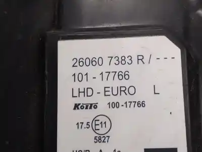 İkinci el araba yedek parçası sol far için renault kangoo express (fw0/1_) 1.5 dci 90 (fw0g, fw05, fw08, fw11) oem iam referansları 260602665r  260607383r
