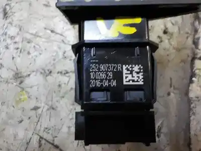 Peça sobressalente para automóvel em segunda mão interruptor 4 piscas - emergência por renault clio iv 0.9 referências oem iam 252907372r  252907372r