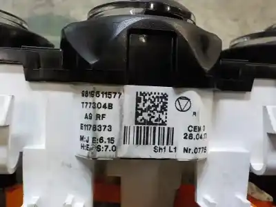Peça sobressalente para automóvel em segunda mão comando de sofagem (chauffage / ar condicionado)  por peugeot 208 access referências oem iam 9672248380  