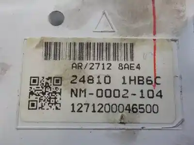 Автозапчастина б/у панель інструментів для nissan micra (k13) 1.2 cat посилання на oem iam   