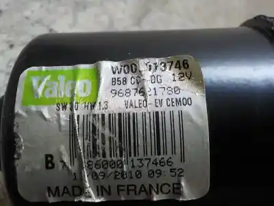 Second-hand car spare part front windshield wiper motor for citroen c4 picasso ii 2.0 bluehdi 135 oem iam references 6405ng  9687621780