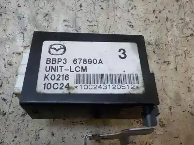 Peça sobressalente para automóvel em segunda mão módulo eletrônico por mazda 3 lim. (bl) 2.2 turbodiesel cat referências oem iam bbp367890a