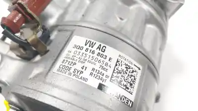 Second-hand car spare part air conditioning compressor for seat arona (kj7, kjp) 1.0 tsi oem iam references 3q0816803d  3q0816803e