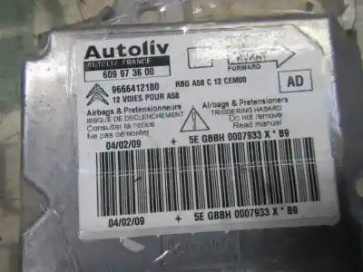 Автозапчасти б/у блок управления подушками безопасности за citroen c3 picasso 1.6 16v hdi ссылки oem iam 6546p2 609973600 966412180