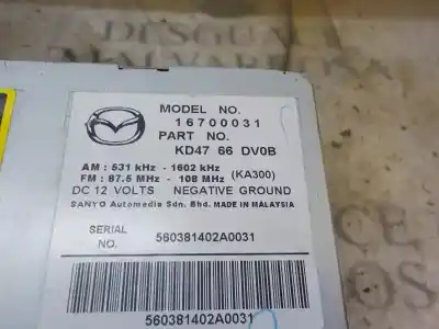 Автозапчасти б/у аудиосистема / радио cd за mazda cx-5 (ke, gh) 2.0 (keefw) ссылки oem iam kd4766dv0b  kd4766dv0b