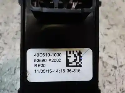 Second-hand car spare part right front power window switch for kia pro_cee´´d ( ) 1.4 cat oem iam references 93580a2000wk  