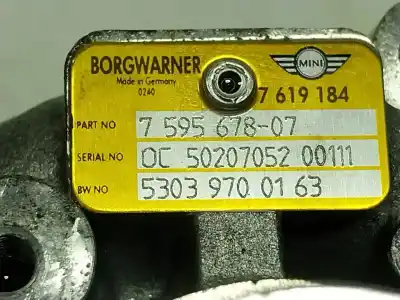 Second-hand car spare part turbocharger for mini mini (r56) cooper s oem iam references   7619184