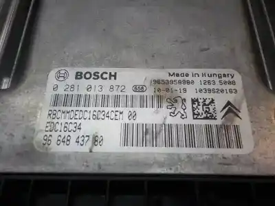 Pièce détachée automobile d'occasion calculateur moteur ecu pour peugeot 207/207+ (wa_, wc_) 1.6 hdi références oem iam   