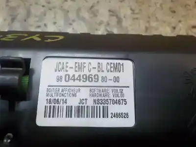 Pièce détachée automobile d'occasion écran multifonctions pour citroen ds4 design références oem iam 9804496980  9804496980