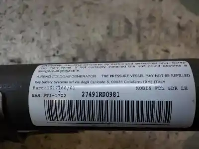 Recambio de automóvil de segunda mano de airbag cortina delantero izquierdo para hyundai i30 (fd) 1.4 referencias oem iam 850102r000 27491rd0981 27491rd0981