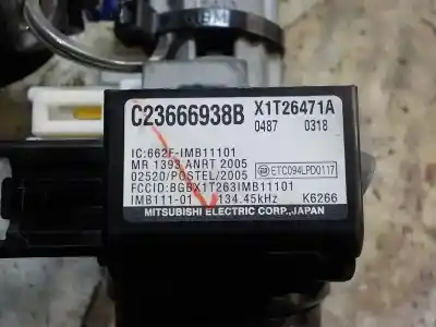 Second-hand car spare part ignition switch for mazda 3 lim. (bl) 2.2 turbodiesel cat oem iam references bbm366144 c23666938b c23666938b