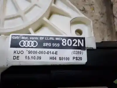 Second-hand car spare part right front window motor for audi a3 (8p) 1.9 tdi ambiente oem iam references 8p0959802n  8p0959802m