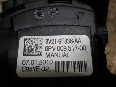 Second-hand car spare part accelerator pedal for ford fiesta vi (cb1, ccn) 1.4 tdci oem iam references 1708164  8v219f836aa