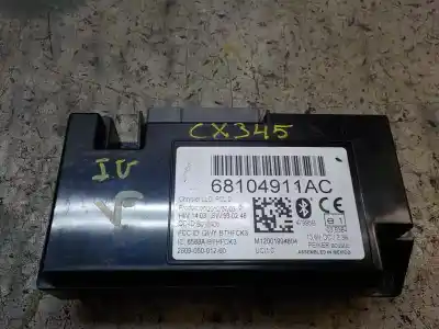 Peça sobressalente para automóvel em segunda mão módulo eletrônico por jeep compass limited 4x4 referências oem iam 68104911ac