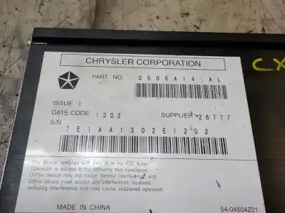 Second-hand car spare part electronic module for jeep compass limited 4x4 oem iam references 5064980ab  