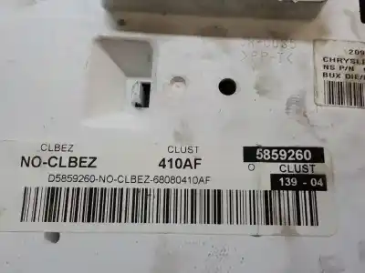 Second-hand car spare part dashboard for jeep compass limited 4x4 oem iam references 68080410af  68080410af