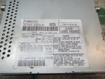 Автозапчастина б/у аудіо система / радіо cd для jaguar xf 2.7 v6 diesel cat посилання на oem iam   