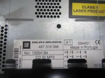 Автозапчастина б/у аудіо система / радіо cd для opel corsa d (s07) 1.3 cdti (l08 l68) посилання на oem iam   