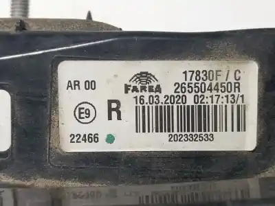 Peça sobressalente para automóvel em segunda mão farolim interior traseiro direito por renault clio v (b7_) 1.0 tce 100 (b7mt) referências oem iam   