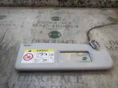 Peça sobressalente para automóvel em segunda mão para-sol direito por volkswagen polo v (6r1, 6c1) 1.4 tdi referências oem iam 6r0857552ar2f4