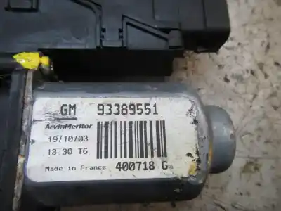 Second-hand car spare part left front window motor for opel meriva cosmo oem iam references   