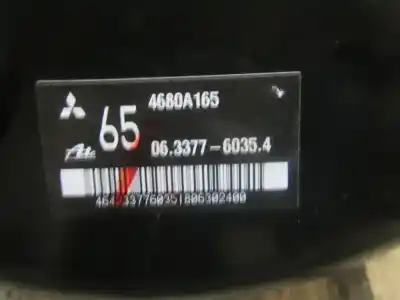 Автозапчастина б/у гальмівний серво для mitsubishi asx (ga0w) motion 2wd посилання на oem iam 4630a355 06337760354 4680a165