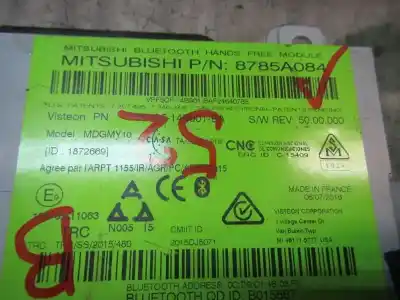 Автозапчастина б/у електронний модуль для mitsubishi asx (ga0w) motion 2wd посилання на oem iam 8785a084  8785a084