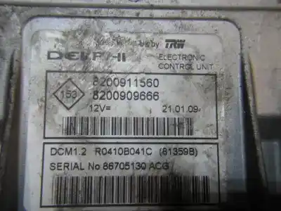 Second-hand car spare part ecu engine control for renault clio iii 1.5 dci diesel cat oem iam references   