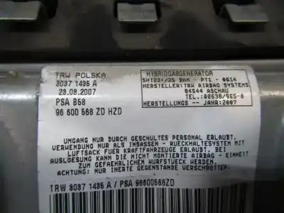 Gebrauchtes Autoersatzteil linker seitenairbag zum citroen c4 grand picasso i (ua_) 1.6 hdi oem-iam-referenzen   